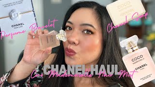 Chanel Coco Mademoiselle Hair Mist Review on SENSITIVE SCALP  Coco Mademoiselle Soap  Perfume Haul [upl. by Florinda268]