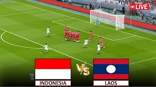 🔴LANGSUNG  INDONESIA vs LAOS I Pertandingan Penuh Kejuaraan ASEAN Langsung eFootball Pes 21 [upl. by Nitnerb]