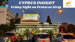 Protaras Cyprus on a Friday Night [upl. by Oicnanev]