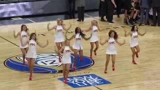 USC Song Girls Halftime Pac12 Tournament 392018 [upl. by Carbrey]