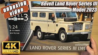 Land Rover Series III Revell Model 2023  Unboxing video [upl. by Falconer]