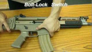 WE SCARL CQC Gas Blowback Rifle [upl. by Golub]