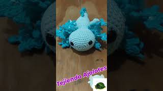 Tejiendo AJOLOTES axolotl ajolote crochetlove amigurumilovers [upl. by Jim]