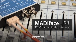 128Channel RME MADIface USB Audio Interface Overview [upl. by Asirac]