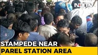 Video The Stampede On Elphinstone Bridge In Mumbai [upl. by Aztirak]