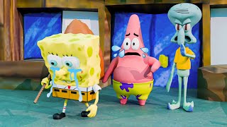 3D SpongeBob Story  No Spongebob Please Come back US  Sad Story of Patrik amp Squidward Tentacles [upl. by Lenore234]