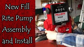 New Fill Rite Pump Assembly and Install [upl. by Ferren932]