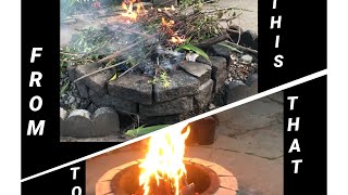 DIY Smokeless Fire Pit [upl. by Noynek148]