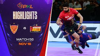 Match Highlights Dabang Delhi KC vs Bengaluru Bulls  November 16  PKL Season 11 [upl. by Aiyn]