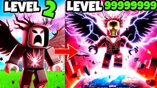 I BECAME LEVEL 999999 HORRIBLE VILLAIN Electro in Roblox fantastic power tycoon [upl. by Shakti74]