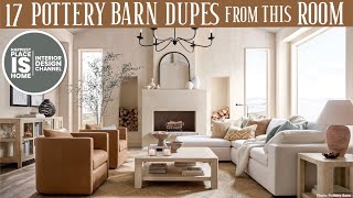 17 Pottery Barn Living Room Dupes [upl. by Lindi]