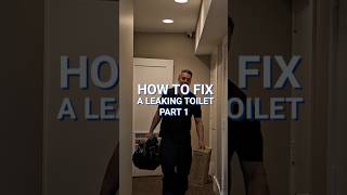 How to Fix Leaking Toilet Part 1 [upl. by Ecarg]