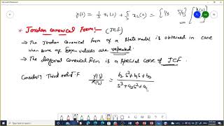 Lecture 25 Jordan Canonical Form [upl. by Nyleahs]