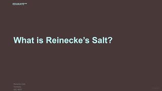 What is Reinecke’s Salt [upl. by Helas71]