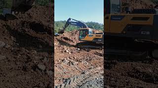 Working of 210 Excavator at site l excavation excavator soil shifting [upl. by Lemkul279]