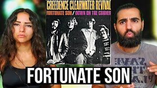 We react to Creedence Clearwater Revival  Fortunate Son Official Music Video [upl. by Varuag]