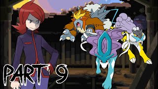 Legendary Beasts of Burned Tower  Pokémon HeartGold  Part 9 [upl. by Bocaj]