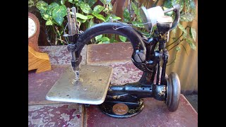 Old Vintage Antique Sewing Machine Wilcox Willcox amp Gibbs For Restoration Video [upl. by Ariec]