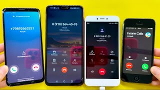 Crazy Incoming and Outgoing Mobile Calls Samsung Galaxy S9 Honor 8X Xiaomi Redmi 4X iPhone 5 [upl. by Ramraj]