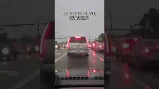 rain sends driver to crashing dashcam car carcrashes carcamera [upl. by Jana]