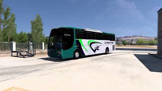 ATS2 BUSSCAR VISSTA BUS 1999 morning smooth driving v150 [upl. by Alrad220]