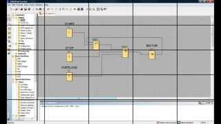 Siemens Logo tutorial Motor StartStop control circuit FBD [upl. by Hyps]