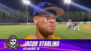 ECU Baseball’s Jacob Starling amp Aaron Groller after the 106 win over NC State [upl. by Cristin]