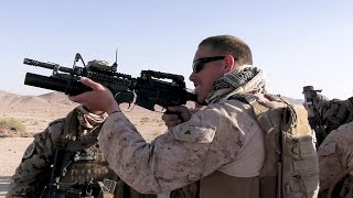 US Marines conduct Live Fire Squad Attacks in Jordan Nov 2024 [upl. by Ariada]