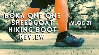 Vlog 21  Hoka One One Speedgoat Mid Gore Tex 2 Hiking Boot Review [upl. by Erreipnaej]