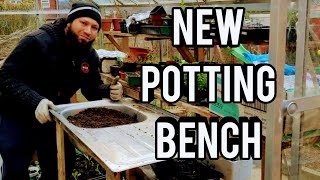 How To Make A Potting Bench  DIY Potting Bench [upl. by Nnyroc]