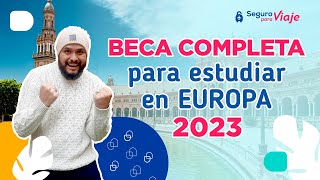 ¿Una BECA COMPLETA 😱 para estudiar en VARIOS países de EUROPA  Erasmus Mundus 2023 [upl. by Snodgrass]