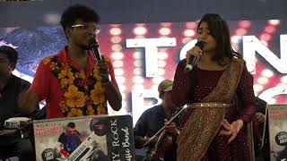 Unnale Song Live Ajaykrishna Srinisha [upl. by Whitver]