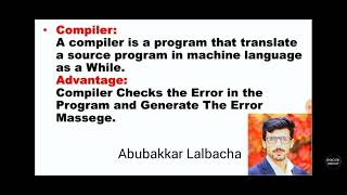 Language Translators Compiler Interpreter Assembler in Pashto Lecture [upl. by Bette-Ann555]