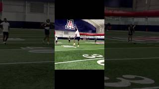 Tetairoa McMillan is insane 😳 Arizona Football Skills ncaafootball [upl. by Nuyh]