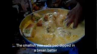 Bombay Vada Stall at Babajan Chowk  Indian Street Food Recipes [upl. by Remark]