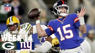 Green Bay Packers vs New York Giants  2023 Week 14 Game Highlights [upl. by Julia]