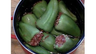 Punjene paprike  najjednostavnije i najukusnije  bez zaprške Video recept Stuffed peppers [upl. by Rockafellow]