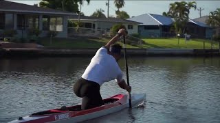 Neighbors rally behind Olympic canoeist training in Cape Coral canals [upl. by Barbi670]