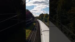 ICE 2 fährt mit Makro durch eine Brücke in Ahrensburg Gruß Zurück shorts dbfernverkehr train [upl. by Keele]