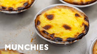 Pasteis de Nata Portuguese Egg Custard Tarts [upl. by Naoj]