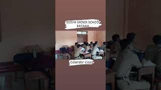 CALENDAR CLASS SDSVM SAINIK SCHOOL BATAHA [upl. by Ernald]