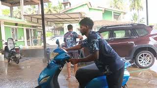 car washing at crown Auto service in chinchinim [upl. by Nazarius553]