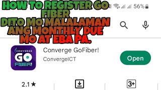 GO FIBER CONVERGE APPSDITO MO MALALAMAN ANG DUE DATE MOconvergeictgofibertutorial [upl. by Aryad372]