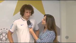 David Luiz no Arena SBT 050714 [upl. by Boswell661]