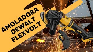 AMOLADORA DEWALT INALÁMBRICA FLEXVOLT [upl. by Dena981]