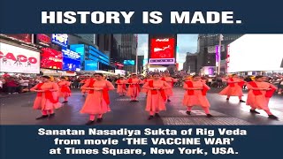 TheVaccineWar was performed in KATHAK form at Times Square New York ❤️ [upl. by Raimondo]