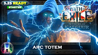 PoE 325 ARC TOTEM HIEROPHANT  BUILD REVIEW  PATH OF EXILE SETTLERS OF KALGUUR  POE BUILDS [upl. by Brout]