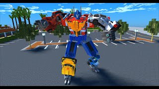 Transformers Combine  TRANSFORMERS EARTH WARS Combiner Optimus Maximus [upl. by Elleirol]