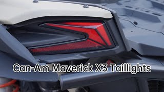 How to Install Tail lights for Can AM Maverick X3 Replace OEM  710004744 A amp UTV PRO [upl. by Nodal738]