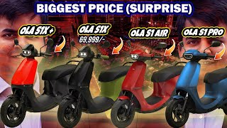 Ola S1X Electric Scooter Launch at 69999  Most AFFORDABLE Electric Scooter  Price Update [upl. by Gora]